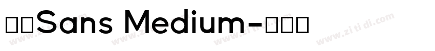 派悦Sans Medium字体转换 派悦Sans Medium字体转换